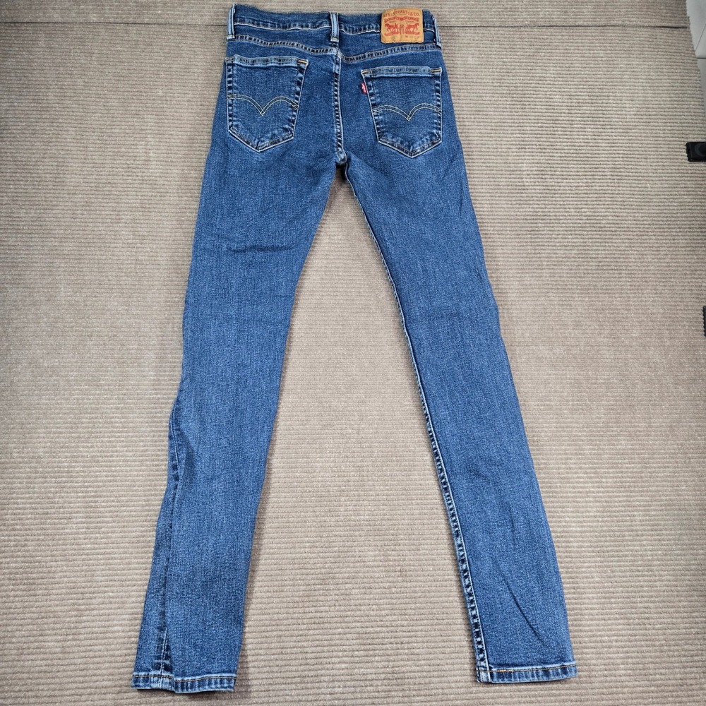 Levis Mens 29x32 Blue 510 Skinny Fit Stretch Denim Jeans - Picture 8 of 11